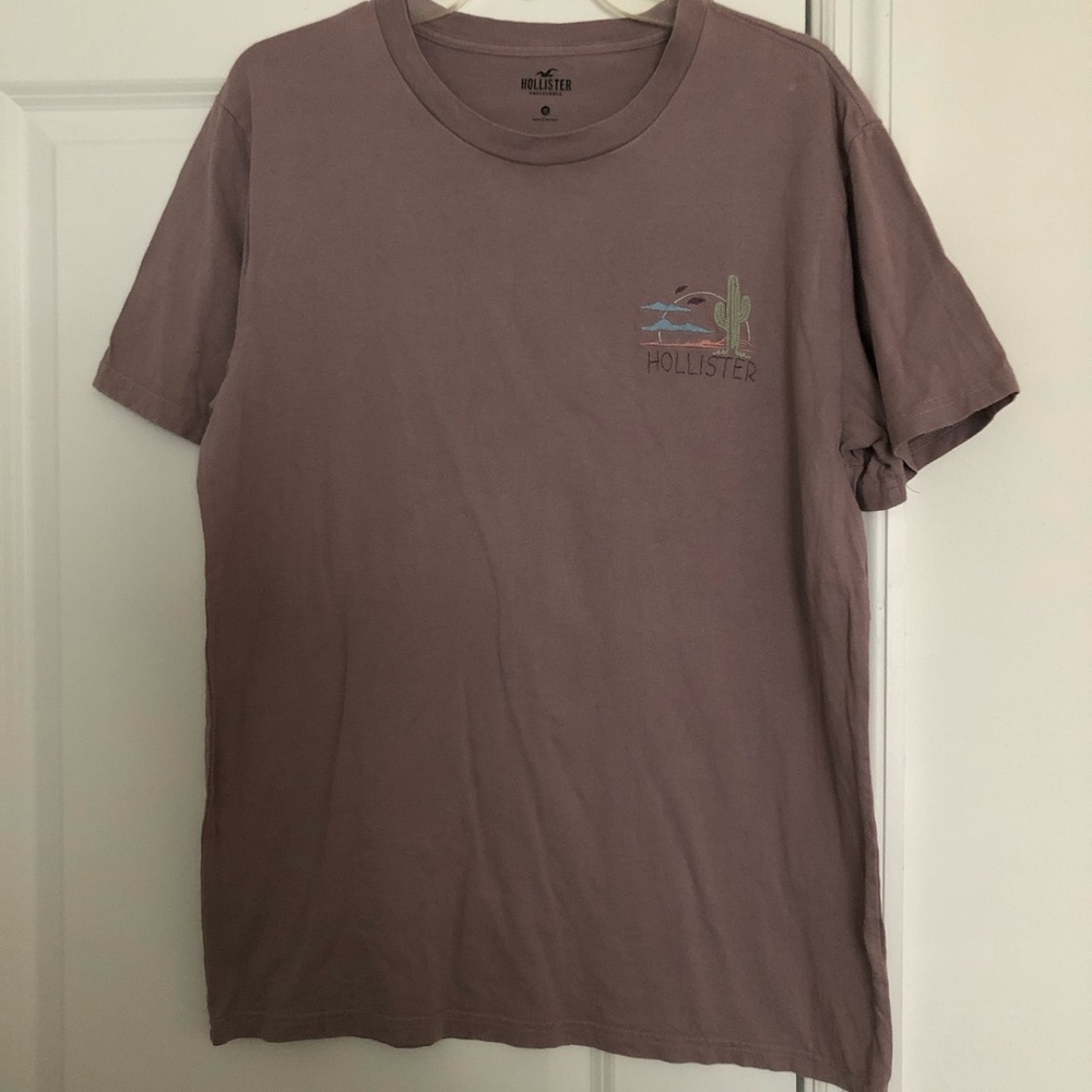 Hollister Desert Cactus Graphic Tee in Mauve